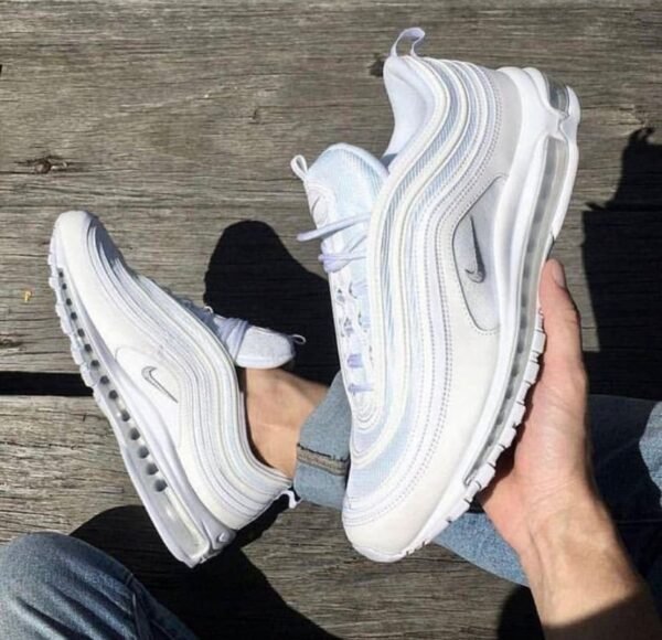 Nike Airmax 97 triple white (Master Quality) Shoes Wala