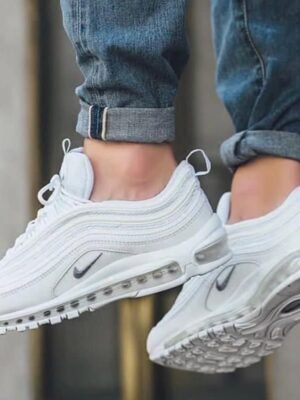 Nike Airmax 97 triple white (Master Quality) Shoes Wala