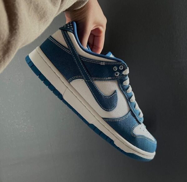 Nike Dunk Low Sashiko Industrial Blue(Master Quality) Shoes Wala