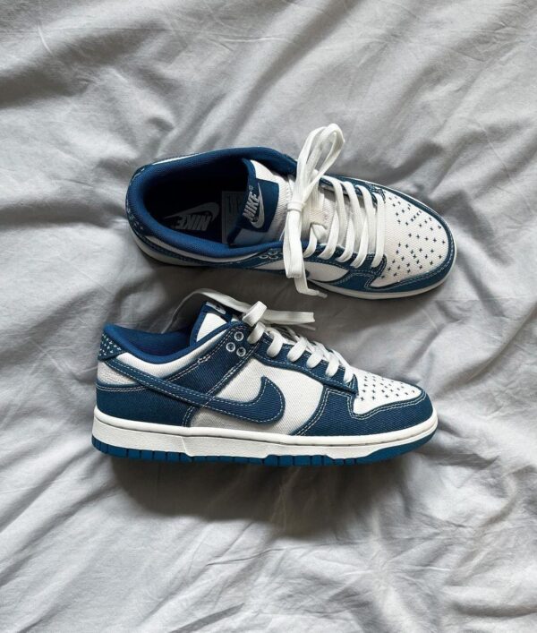 Nike Dunk Low Sashiko Industrial Blue(Master Quality) Shoes Wala