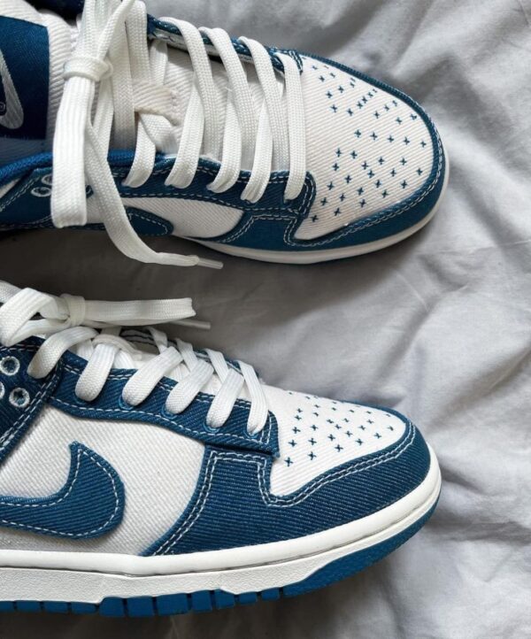Nike Dunk Low Sashiko Industrial Blue(Master Quality) Shoes Wala
