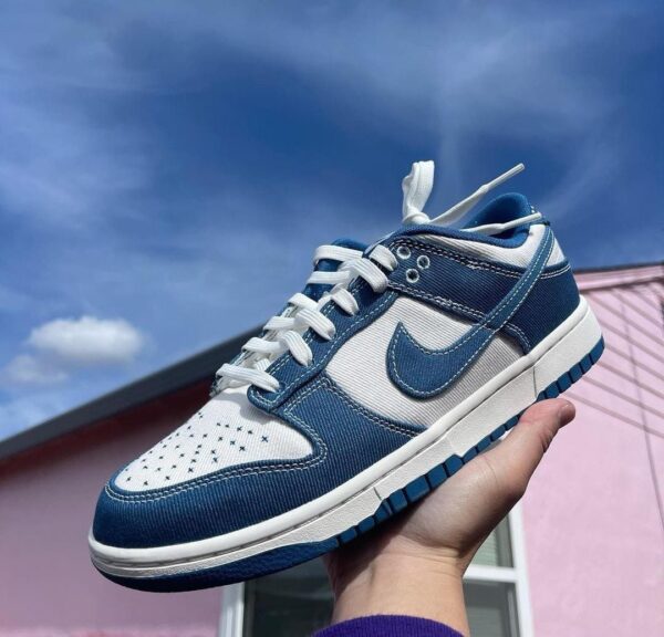 Nike Dunk Low Sashiko Industrial Blue(Master Quality) Shoes Wala
