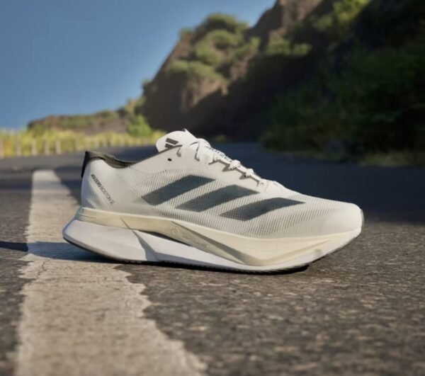 Adidass Adizero Boston 12 White Black (Master Quality) Shoes Wala