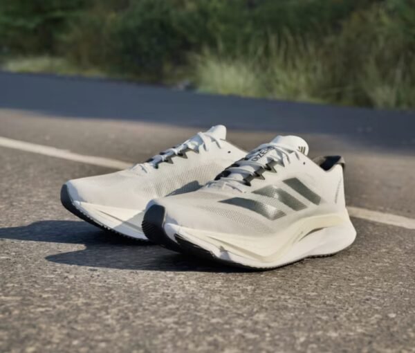 Adidass Adizero Boston 12 White Black (Master Quality) Shoes Wala