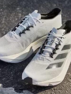 Adidass Adizero Boston 12 White Black (Master Quality) Shoes Wala