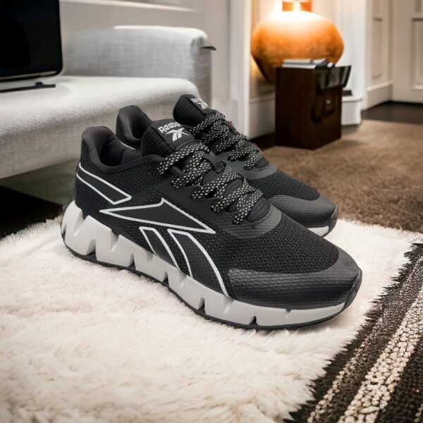 Reebok Zigzag kinetica black white* (Master Quality) Shoes Wala