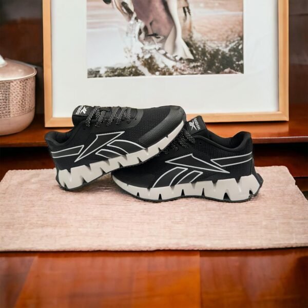 Reebok Zigzag kinetica black white* (Master Quality) Shoes Wala