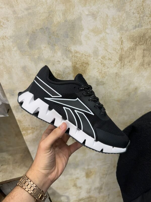 Reebok Zigzag kinetica black white* (Master Quality) Shoes Wala
