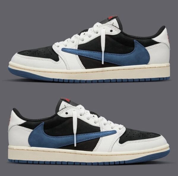 NIKE JORDAN RETRO 1 LOW TRAVIS SCOTT  “NAVY” (Master Quality) Shoes Wala