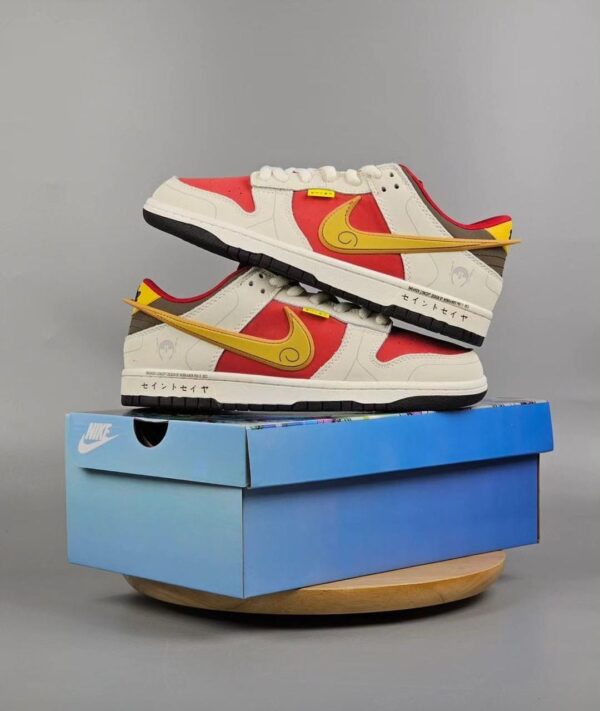 NIKE SB Dunk Low Saint Seiya Print Red (Master Quality) Shoes Wala