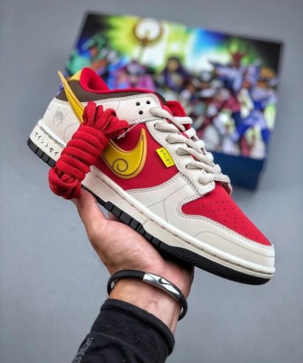 NIKE SB Dunk Low Saint Seiya Print Red (Master Quality) Shoes Wala