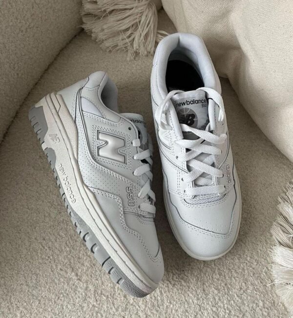 New Balance 550 White Grey (Master Quality) Shoes Wala