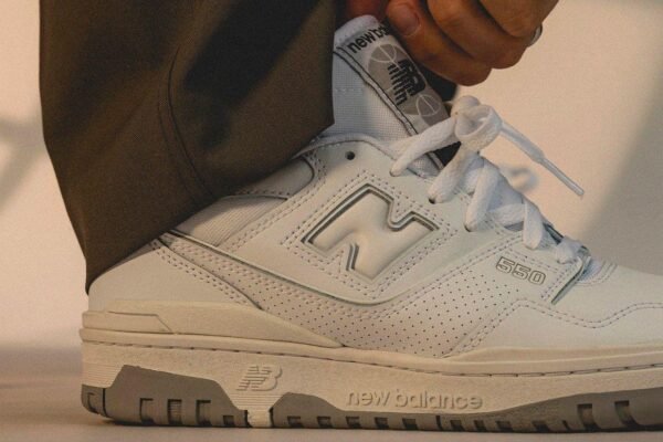 New Balance 550 White Grey (Master Quality) Shoes Wala