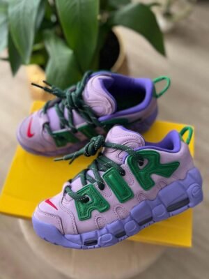 AMBUSH x Nike Air More Uptempo Low Lilac Apple Green (Master Quality) Shoes Wala