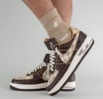 Nike Airforce 1 Off-White x Louis Vuitton Virgil Abloh brown (Master Quality) Shoes Wala