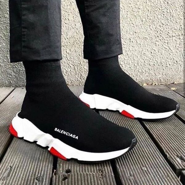 Balenciaga Speed Trainer Black red (Master Quality) Shoes Wala