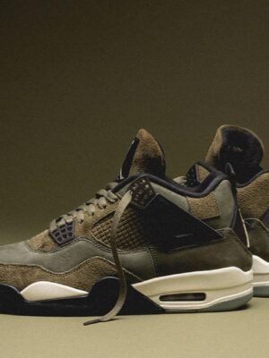 Air Jordan 4 Medium Olive (Master Quality) Shoes Wala