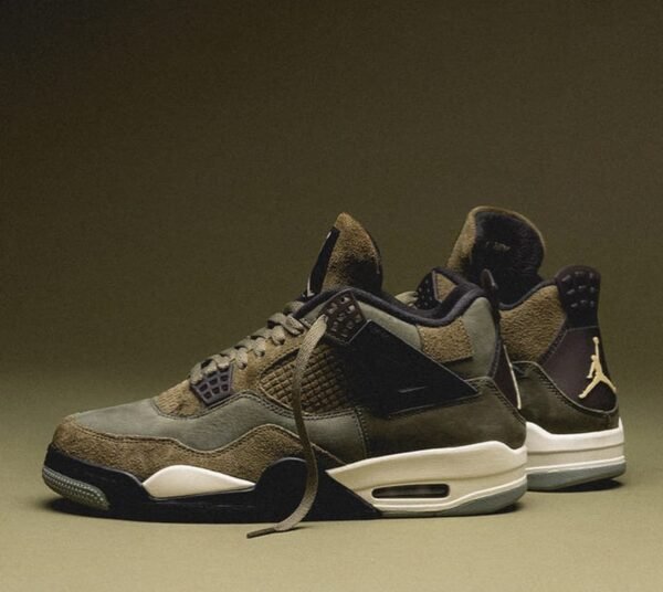 Air Jordan 4 Medium Olive (Master Quality) Shoes Wala