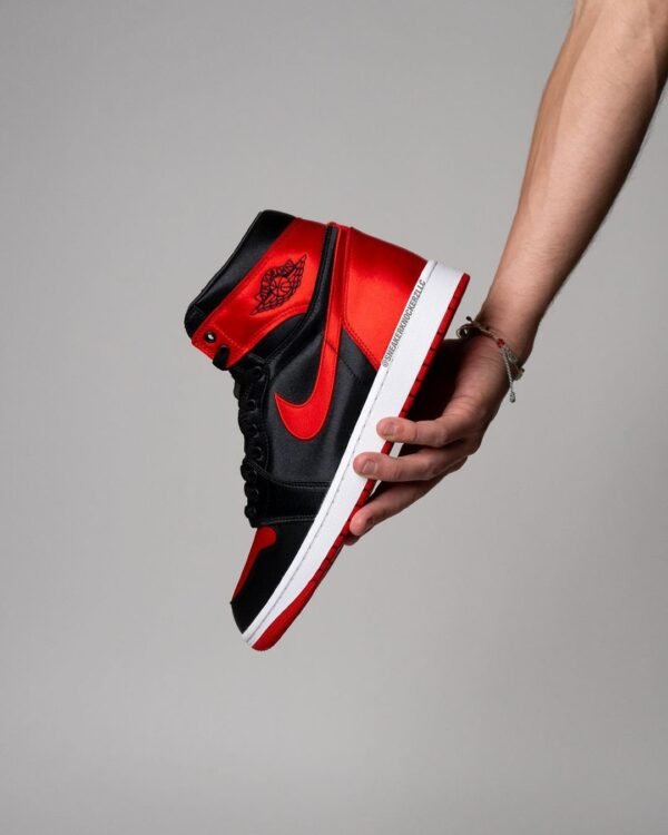 Air Jordan Retro 1 High Satin Bred (Advance Quality) Shoes Wala