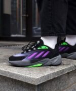 Adidas Originals Ozelia Joker Core Black Screaming Green Gray (Master Quality) Shoes Wala