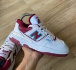 New Balance 550 White Burgendy(Master Quality) Shoes Wala