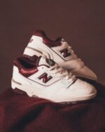 New Balance 550 White Burgendy(Master Quality) Shoes Wala