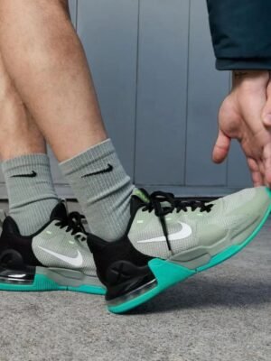 Nikee Airmax Alpha Trainer 5 Green (master quality) Shoes Wala