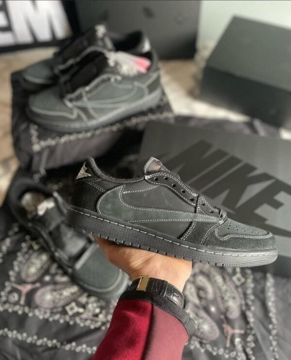 Travis Scott x AJ1 Low Black Phantom (Master Quality) Shoes Wala
