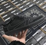 Travis Scott x AJ1 Low Black Phantom (Master Quality) Shoes Wala