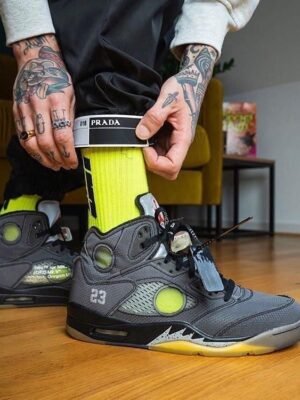 Nike Air Jordan Retro 5 Off-White Master Quality) Shoes Wala