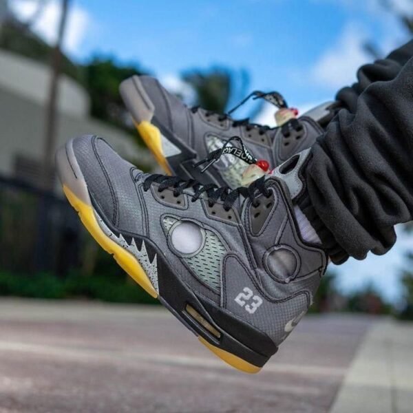 Nike Air Jordan Retro 5 Off-White Master Quality) Shoes Wala