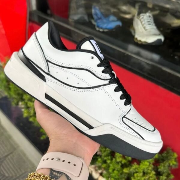 Dolce Gabbana Roma Low top black white (Master Quality) Shoes Wala