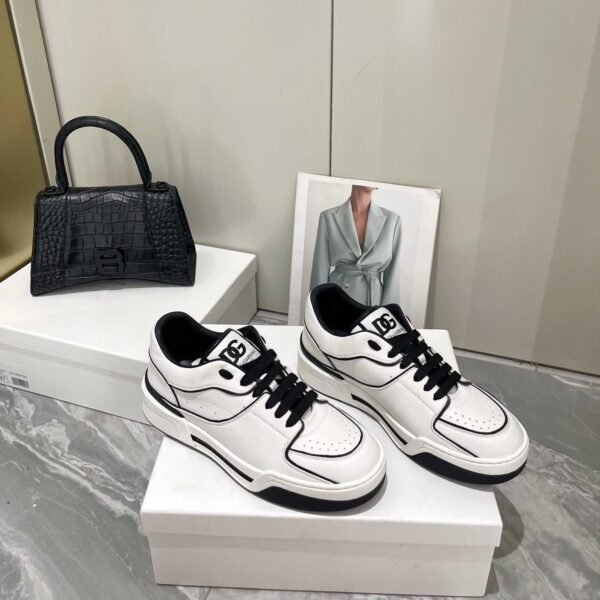 Dolce Gabbana Roma Low top black white (Master Quality) Shoes Wala