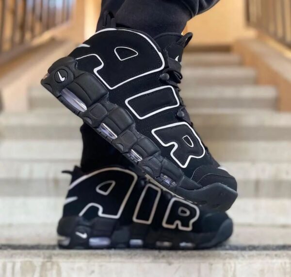 Nike air more uptempo black ( Master quality ) Shoes Wala
