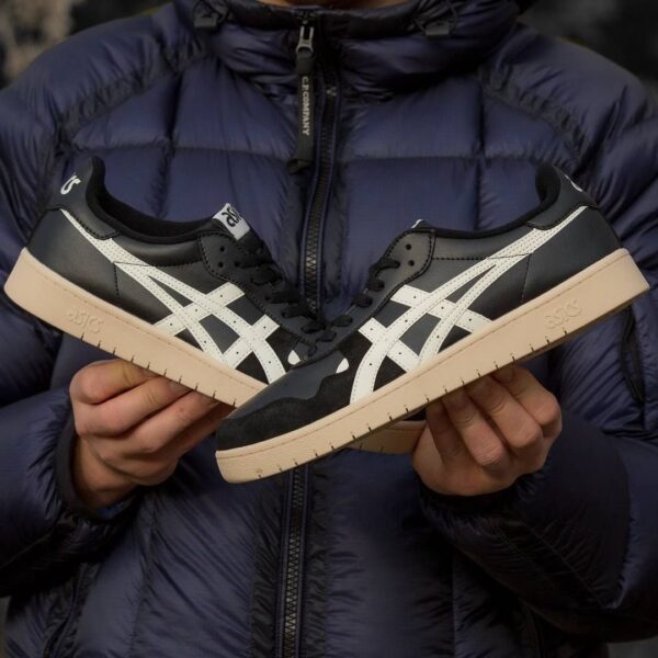 Asics New Gel Japan S Black Cream (Master quality) Shoes Wala