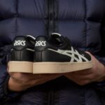 Asics New Gel Japan S Black Cream (Master quality) Shoes Wala