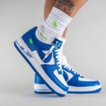 Nike Airforce LV 1 Off-White x Louis Vuitton Virgil Abloh BLUE (Master Quality) Shoes Wala