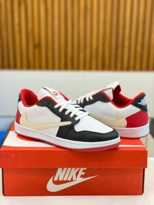 Air Jordan Travis Scott X Fragment  Red&White (Good Quality) Shoes Wala