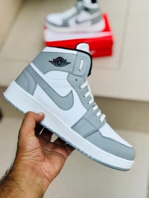 Air Jordan 1 Grey(Good Quality) Shoes Wala