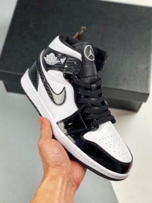 Air Jordan Retro 1 Mid Carbon Fiber (Master Quality) Shoes Wala