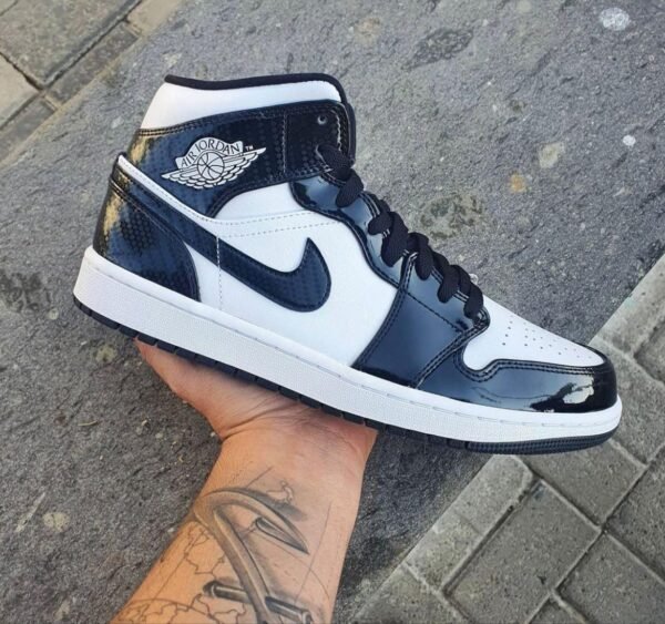 Air Jordan Retro 1 Mid Carbon Fiber (Master Quality) Shoes Wala