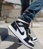 Air Jordan Retro 1 Mid Carbon Fiber (Master Quality) Shoes Wala