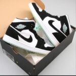 Nike Air Jordan 1Mid Glow In Dark Panda (Master Quality) Shoes Wala