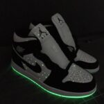 Nike Air Jordan 1Mid Glow In Dark Panda (Master Quality) Shoes Wala