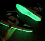 Nike Air Jordan 1Mid Glow In Dark Panda (Master Quality) Shoes Wala