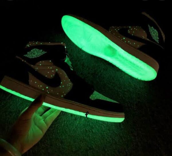 Nike Air Jordan 1Mid Glow In Dark Panda (Master Quality) Shoes Wala