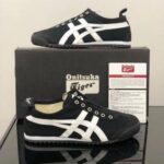 Onitsuka Tiger Slip Ons Black/White (Master Quality) Shoes Wala