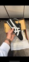 Onitsuka Tiger Slip Ons Black/White (Master Quality) Shoes Wala