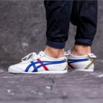 Ontisuka Tiger Mexico 66 White-Blue- Red-Gold (Master Quality) Shoes Wala