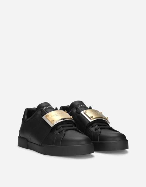 Dolce and Gabbana Portofino Calfskin Black (Master Quality) Shoes Wala